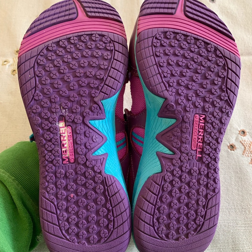 Girls pink Merrell shoes, size 5 (36) VGUC - Picture 4 of 6